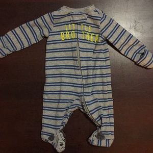 Carters/just one you newborn zip up sleeper.